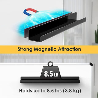 Transparent Magnetic Wall-mounted Punching-free Acrylic Bookcase