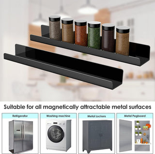 Transparent Magnetic Wall-mounted Punching-free Acrylic Bookcase